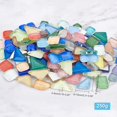 thumbnail image 2 of 150 Pieces/0.55 Pounds Vibrant Glass Mosaic Tiles Assorted Colors and Shapes Colored Glass Pieces Colored Glass Pieces for Home Decoration DIY Crafts Arts Mosaic Projects DIY, 2 of 6