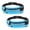 Blue, variant on Fitness Running Waist Bag Reflective Nylon Lycra For Men Women Night Jogging Phone Organization Emergency Equipment