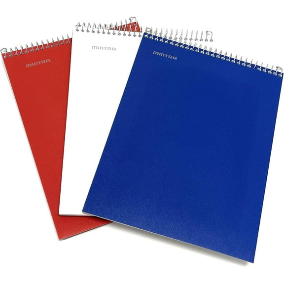 Top Bound Spiral Notebook (College Ruled 3pack)