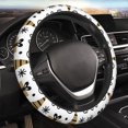 thumbnail image 5 of XMXT Christmas Decoration Design Print Steering Wheel Cover, Elastic Non-Slip Universal Fit Car Decor Accessories Protector for Auto SUV Trucks, 5 of 8