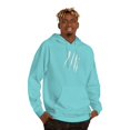 thumbnail image 4 of Effete Feline Claw Marks Scratch Unisex Hooded Sweatshirt, 4 of 4