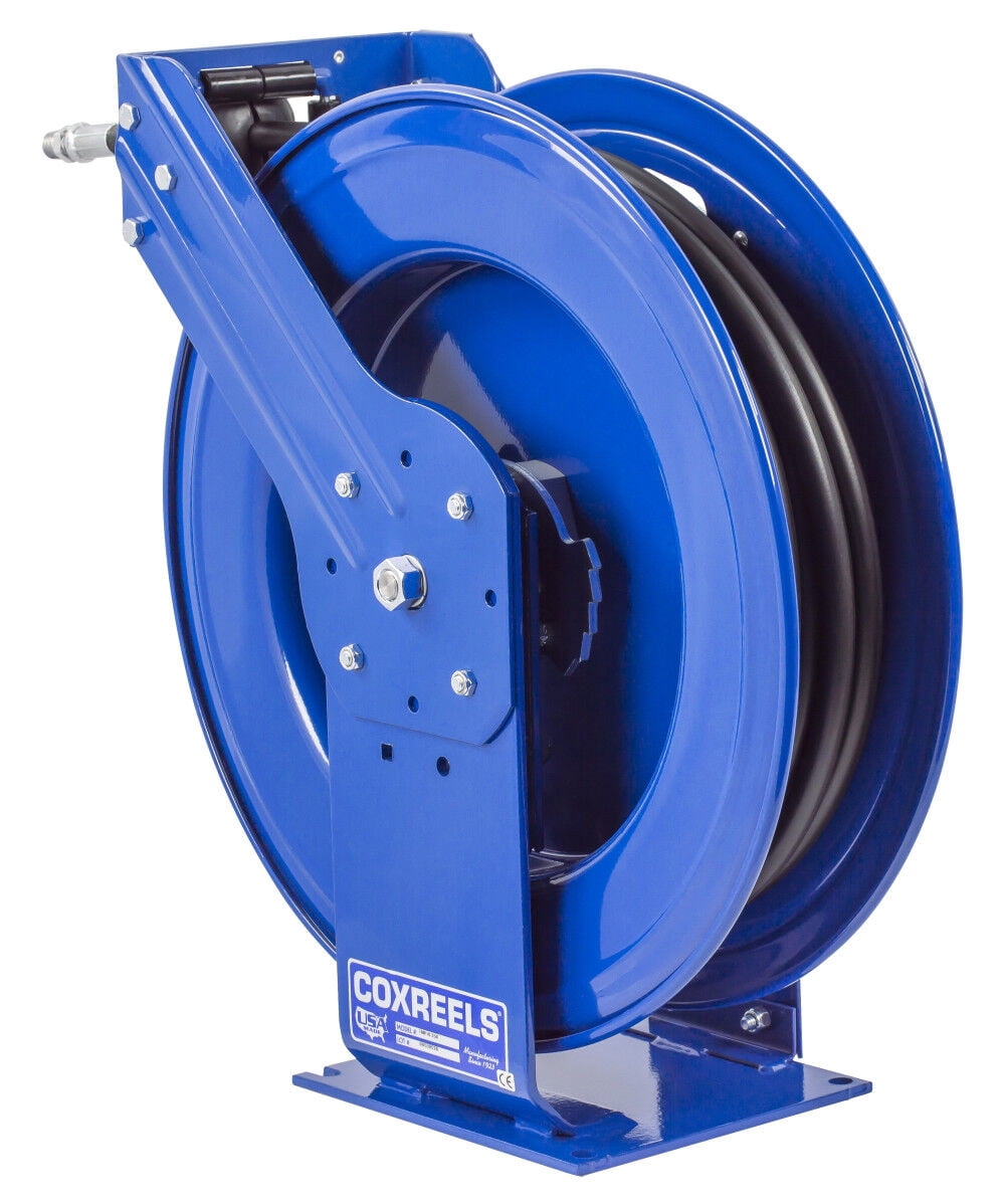 Coxreels Hose Reel Supreme Duty Spring Rewind For Air/water/oil 3/8In Id 100' Hose 3000 Psi
