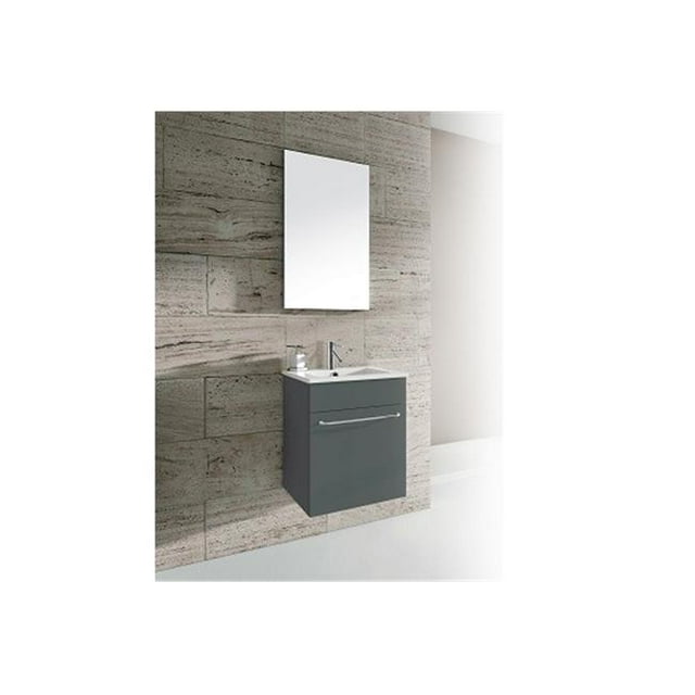 Dawn& QUBO-1607 Dawn Ensemble de Vanité 44; Anthracite