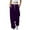 A-Purple, variant on Wyobmus Women's High Waisted Sweatpants Fashion Solid Color Workout Active Joggers Drawstring Full Length Pants With Pocket A-Blue