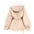 thumbnail image 4 of Women's Winter Parka Jacket with Faux Fur Hood, Warm and Stylish Waterproof Coat for Cold Weather, 4 of 4