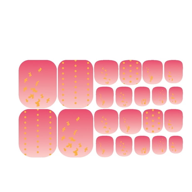 Fiudx Pegatinas para Uñas, Divertidas Calcomanías para Uñas de Verano, Diseños Seguros para Pies Infantiles, Regal Fácil de Hacer para Reuniones Familiares, Ideal para Fiestas Navideñas, Uñas Brillan