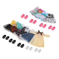 thumbnail image 3 of 2x 16cm Lovely Girl Doll Mini ropa con zapatos Trajes Ropa para muñecas articuladas con bolas a escala 1/12 Zulema  Trajes De Muñeca BJD, 3 of 8