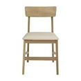thumbnail image 3 of Progressive Furniture Nori 5 Piece Wood Dining Table Set w/ 4 Chairs Tan/Natural, 3 of 6