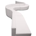 thumbnail image 1 of Flash Furniture ZB-803-410-SET-WH-GG Ensemble de Canapé Modulaire de Réception 9 Pcs - Rembourrage en Cuir, Blanc - Ensemble, 1 of 1