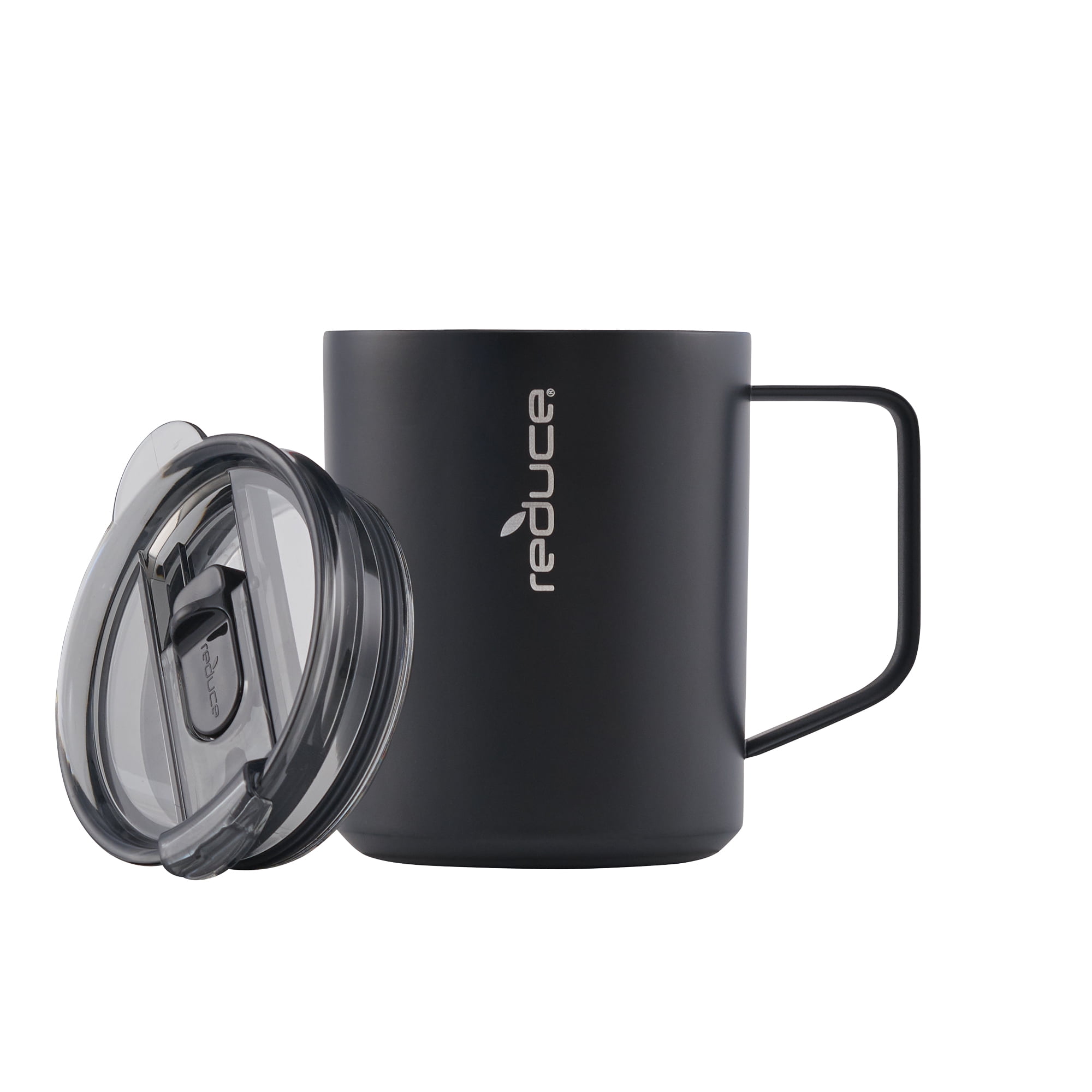 Reduce Thermal Coffee Mug with Lid & Handle 14oz Light Gray