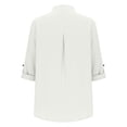 thumbnail image 6 of ZVNAΖH Womens Button Down Shirts, Shirts for Women Clearance, Women's Casual Printed Collared Long Sleeve Fall Shirts Tops, 6 of 6