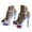 White, variant on Women's Clear Platform Heels Ankle Strap Sexy Heeled Sandals Stiletto Pole Dance Pumps Shoes