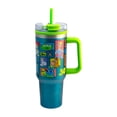 thumbnail image 4 of Termo Alto Doble Pared Con Asa Y Popote, Diseño Toy Story 30 Aniversario, Disney Pixar, Termo Color Azul Metalizado, Capacidad 1. 2 L, 4 of 9