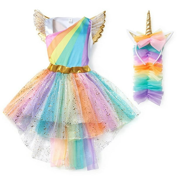 Trajecito de unicornio para niña hotsell