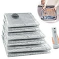 thumbnail image 5 of PA+PE Vacuum Compression Storage Bags for Travel: Efficient Space-Saving and Reusable with Cordless Electric USB Pump, 5 of 9