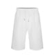 thumbnail image 2 of Pantalones cortos de playa a rayas con múltiples bolsillos para hombre - Mezcla de algodón y poliéster, cintura con cordón, bañador informal de verano, 2 of 2