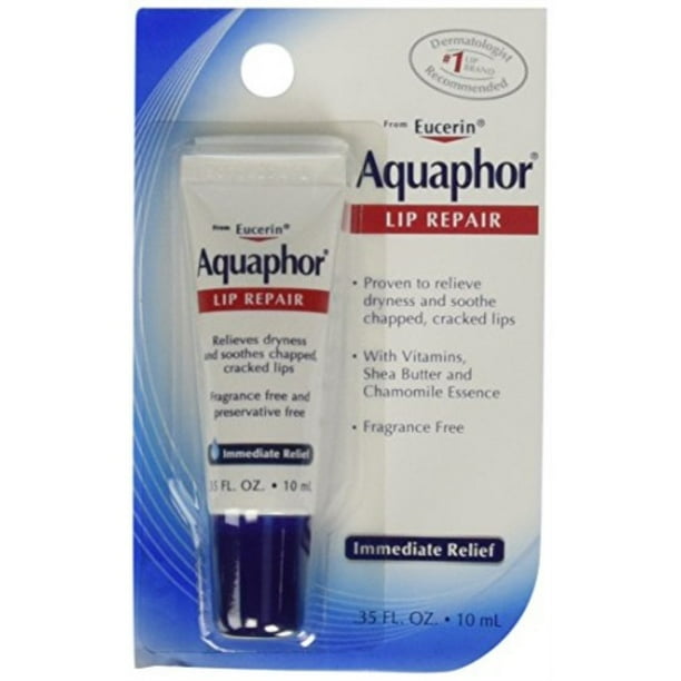 aquaphor lip repair tube blister card, 0.35 ounce (pack of 4) Walmart