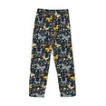 thumbnail image 4 of Kdxio Flowers Butterfly Print Men's Sleep Pajama Pant Lounge Pants with Pockets, 4 of 8