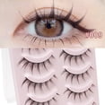 thumbnail image 2 of Pestañas postizas gruesas de Manga Natural, pestañas suaves, maquillaje de citas diarias, pestañas Wispy, 5 pares, nuevo, 2 of 4