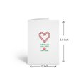 thumbnail image 2 of Love Themed Notecard - 4.25" x 5.5" - 10 Christmas Note Cards Per Pack- 14313, 2 of 4