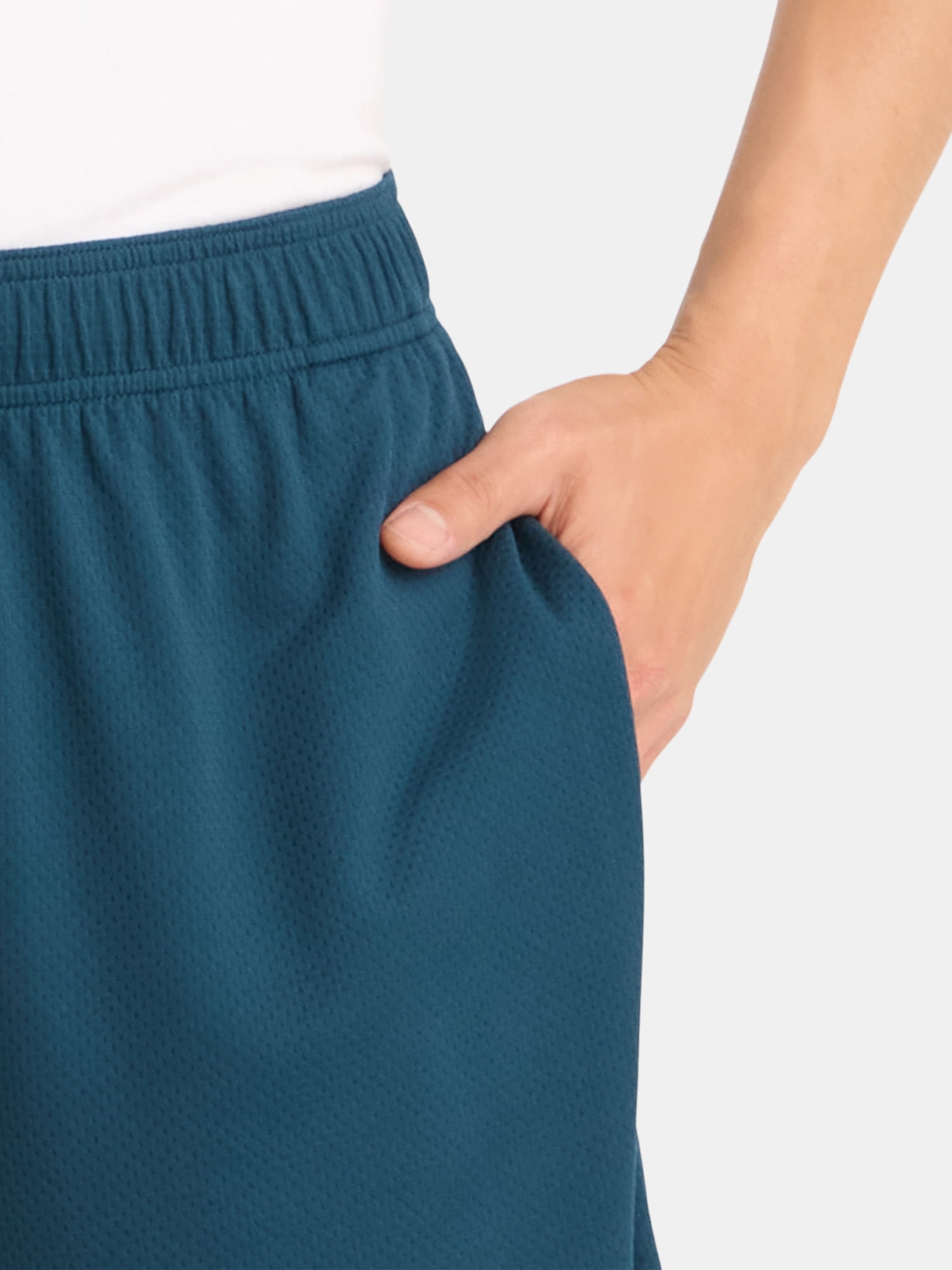 Athletic Works Men's and Big Men's Active Mesh Shorts, 9" Inseam, Sizes XS-5XL