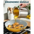 thumbnail image 3 of Cook N Home Speciality Oil Grease Storage Can with strainer, 3.5 quarts, Steel,2651, 3 of 9