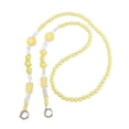 thumbnail image 4 of Sharprepublic Beaded Phone Lanyard 120cm Length Beaded Phone Charm for Bag Traveling Women Yellow, 4 of 8