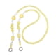 thumbnail image 4 of Cordón de cuentas para teléfono, pulsera de 120 cm de largo, ideal para fiestas, viajes y mochilas. Amarillo, 4 of 9