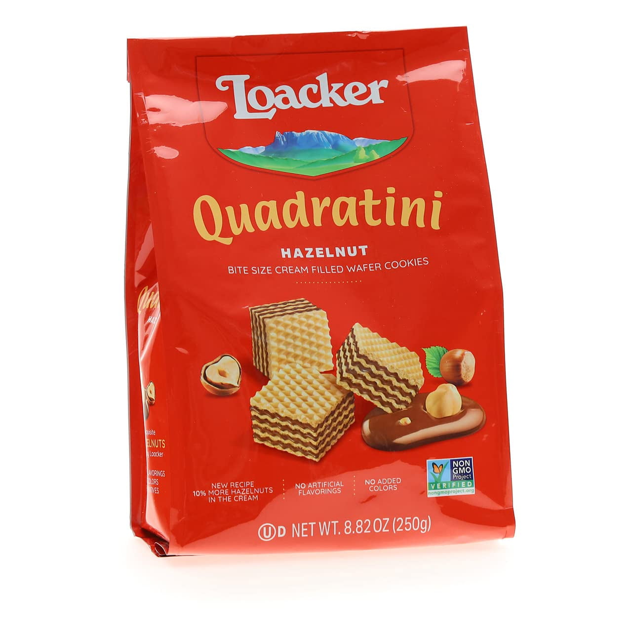 Buy Loacker Quadratini Bite Size Cream Filled Wafer Cookies Hazelnut