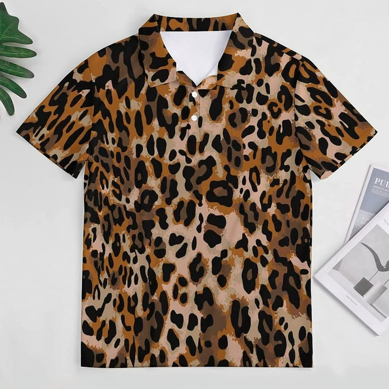 Cheetah polo cheap shirt