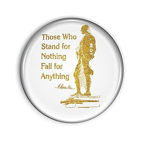 Broadway Hamilton Magnet Strong and Flexible Broadway Hamilton Refrigerator Magnet 1.1 Inch Epoxy Dome