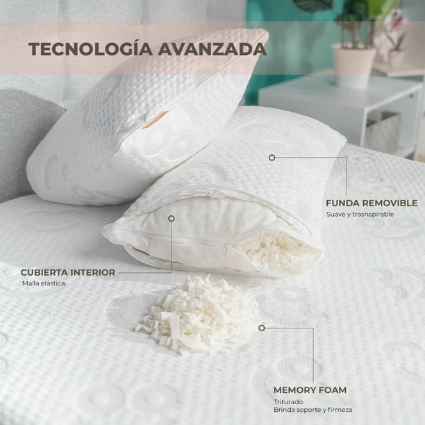 Almohada Memory Foam Almohada King Size TamaÃ±o Sognare King Size