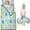 Multicolor Cat and Dot Blue Pattern, variant on White Cat and Heart Red Pattern Teens Toddler Nap Mat with Pillow, Sleeping Mat Bag for Preschool Daycare 59"x22"