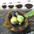 thumbnail image 3 of RichLink 6-12cm Round Rattan Bird Nest Easter Decoration Bunny Eggs Artificial Vine Nest For Home Garden Decor Happy Easter Party Supply, 3 of 6