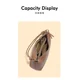 thumbnail image 1 of 2025 Women's Armpit Tote Bag Full-Grain Cowhide, Simple Commuting with Large Capacity, Shoulder Crossbody Genuine Leather Purse, 1 of 5
