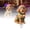 A, variant on Riforla New Christmas Holiday Yard Decoration Garden Grass Decoration Cute Puppy Wooden Card Outdoor Yard Holiday Decoration Fashionable and Unique Holiday Atmosphere Decoration Card Slot B