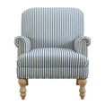thumbnail image 2 of DHP Jaya Accent Chair, Living Room Armchairs, Blue Stripe, 2 of 12