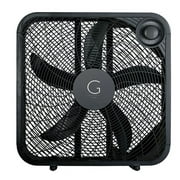 Genesis 20"3 Speed Box Fan with Max Cooling Technology, G20BOX-BLK, Black
