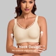 thumbnail image 2 of Daystry Womens Seamless Supportive Wireless Bras Push Up Full Coverage Comfortable No Underwire Bras, 2 of 6