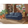 thumbnail image 1 of Sofá Cama Makora Milo Azul Velvet con Memory Foam y Respaldo Reclinable, 1 of 8