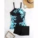 thumbnail image 3 of Traje de Baño de Mujer Más Tamaño de Impresión Bikini Traje de Baño Dividido, Poliéster Spandex para la Playa Del Verano Y la Piscina, 3 of 5