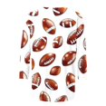 thumbnail image 5 of WMTBSRSW Womens Fashion Football Sweatshirt Game Day 3/4 Sleeve Football Mom Shirt Sunday Crewneck Pullover Tops, 5 of 5