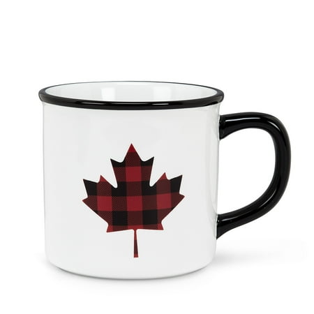 

Set of 4 Plaid Maple Leaf Mug