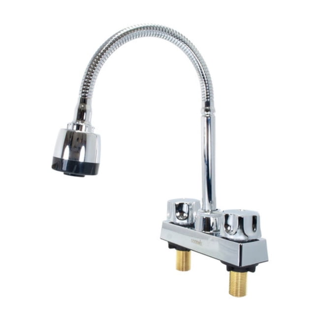 Mezcladora Flexible Meer CNX para Lavabo Llave Cuerpo Laton Acabado Cromado Color Plateado Griferia
