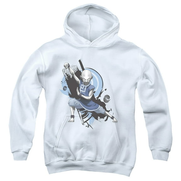Avatar The Last Airbender Energybending Aang Unisex Youth Pull-Over Hoodie