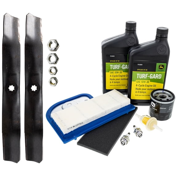 John Deere LT180 Maintenance Kit & Highlift Blades 42" Mower Deck