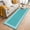 Teal, variant on 2'x6' Rug Runners for Hallways Kitchen, Turquoise Non Slip Entryway Beside Floor Carpet Runner, Geometric Boho Ethnic Tile Chic Monochrome Washable Laundry Room Bedroom Throw Rugs Mat for Family Pet