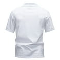 thumbnail image 3 of LNWUY 3 Pack Men's Plue Size Turtle Neck Shirts, Short Sleeve Mock Turtleneck T Shirts Knitted Slim Fit Basic Undershirt Tops White XL, 3 of 4