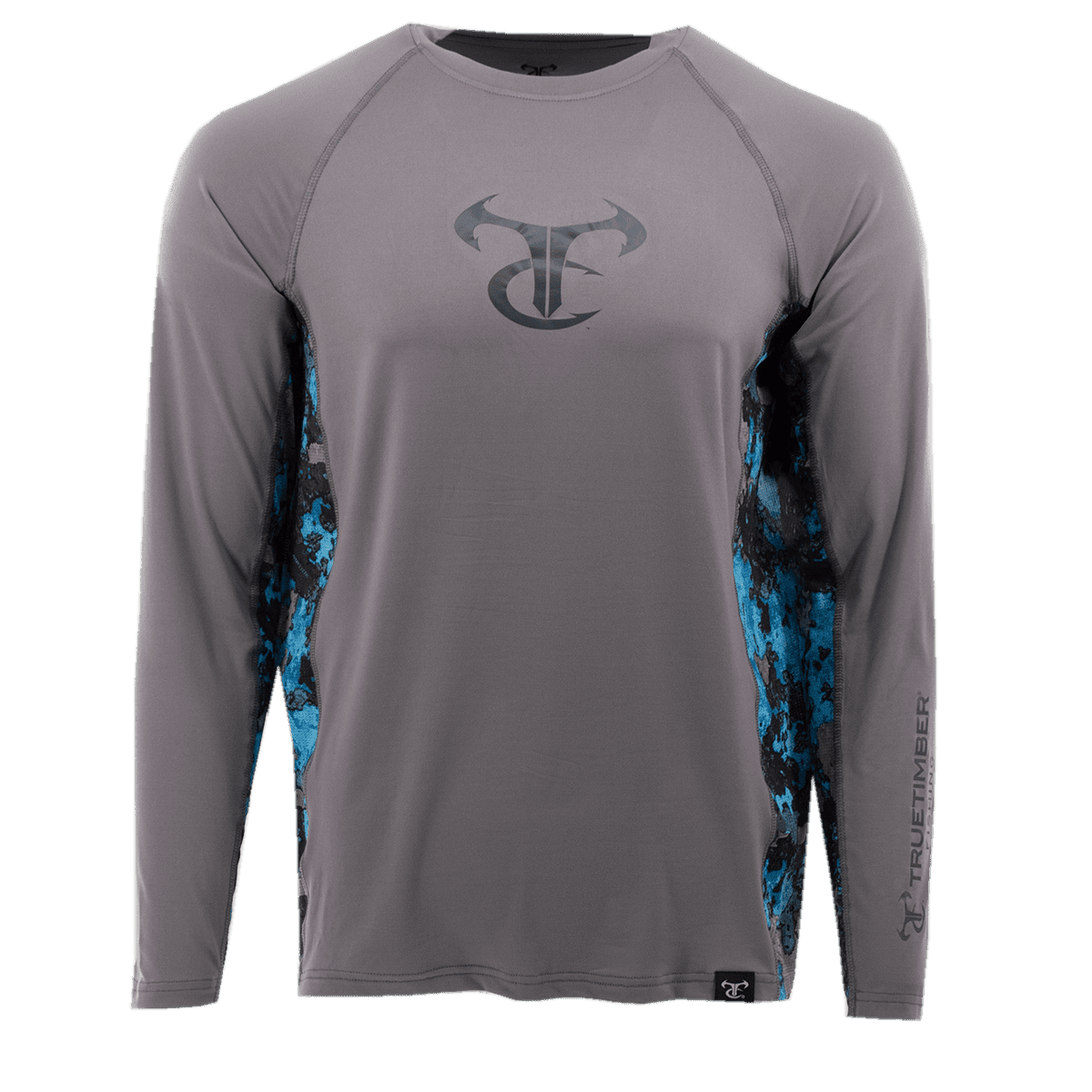 TrueTimber Fishing Ripwater Long Sleeve Performance Shirt Decemer Sky