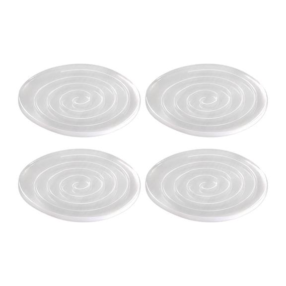 4 Pcs Clear Round Non Furniture Pads, 1.57" Chair Leg Floor Protectors, Anti- Caster Cups for All Floors, Reduce Damage for Sofas, Chairs, Beds, Tables, Furniture Hardware Accessories